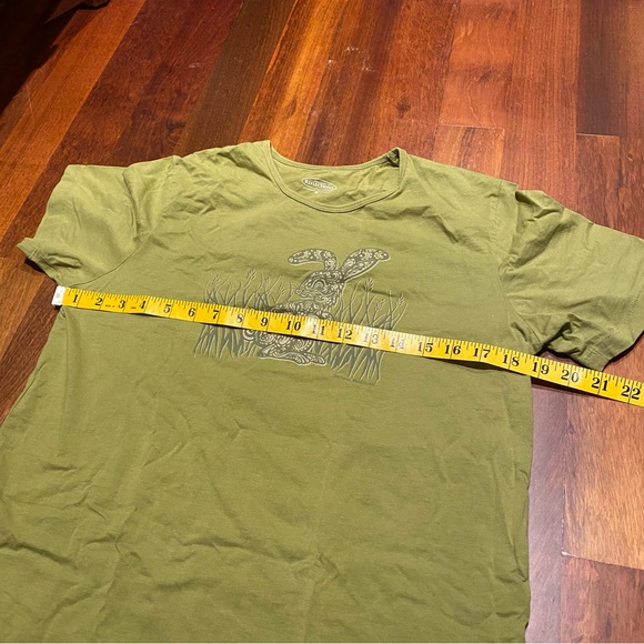 2000s Northern Reflections Rabbit Green T-shirt, size XS - Picture 8 of 11
